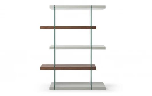 HC-SC-001-A SO-323 Стеллаж HC-SC-001-A SO-323 глянец/белый/орех WA01-M-100 ESF 5773