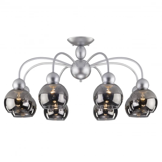 30148/8 серебро Потолочная люстра Eurosvet Fabia 30148/8 серебро