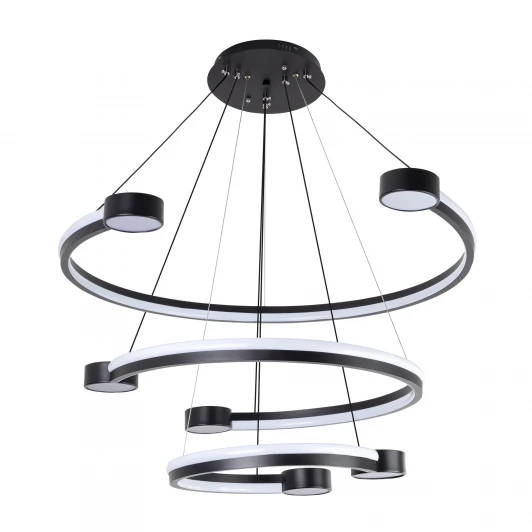 L7100-3 BK Подвесной светильник светодиодный с регулировкой цветовой температуры LED4U LED4U L7100-3 BK