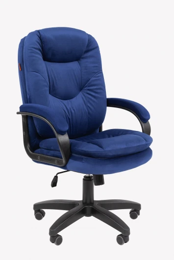 CHAIRMAN ДОМ (Home) 668 ЛТ (LT) Кресло CHAIRMAN ДОМ 668ЛТ Россия ткань Т синий 7200956