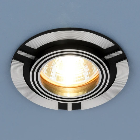 5109 MR16 CH/BK хром/черный Встраиваемый точечный светильник Elektrostandard 5109 MR16 CH/BK хром/черный