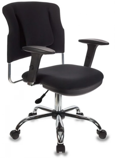 CH-323AXSN/B Кресло Бюрократ CH-323AXSN черный 26-28 крестовина металл хром