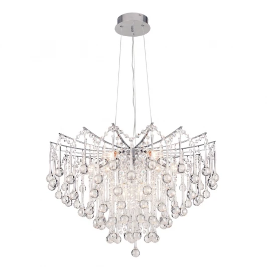 ML.6761.8 CR Подвесная люстра хрустальная Modelux MODELUX ML.6761.8 CR