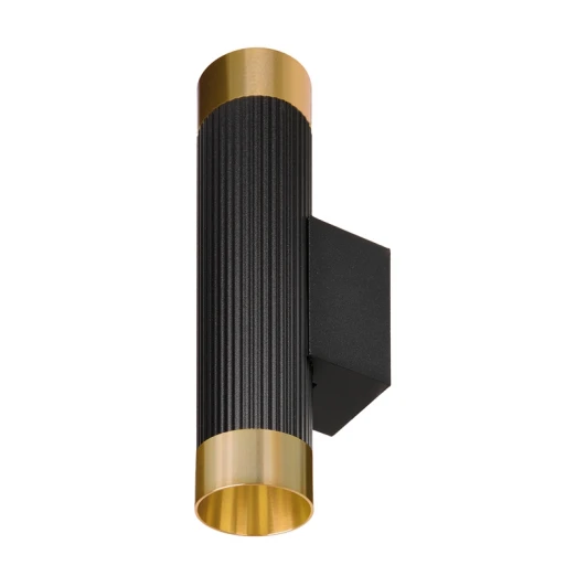 WSL-MR11/W16BG Светильник Wolta WSL-MR11/W16BG под лампу MR11 с цоколем GU10 Черный / золотой SHELL