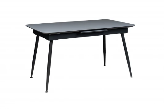 4103312h Стол Месси 120-150 Automatic Dark matte glass