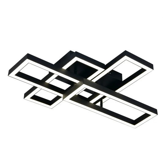 ES0000024L Потолочная люстра светодиодная с пультом и ночным режимом Escada Scheme ES0000024L 100006/A/4C LED*65W Black