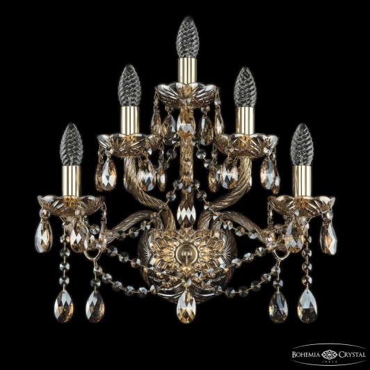 1413B/2+2+1/165 G M721 Бра Bohemia 1413 1413B/2+2+1/165 G M721 (220V, подвески, подсвечник, свеча)