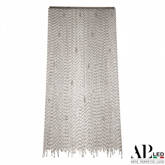 SH14.120-260.G.E14.Ni.Clear.801.733.РК Потолочная люстра хрустальная APL LED Sicilia SH14.120-260.G.E14.Ni.Clear.801.733.РК