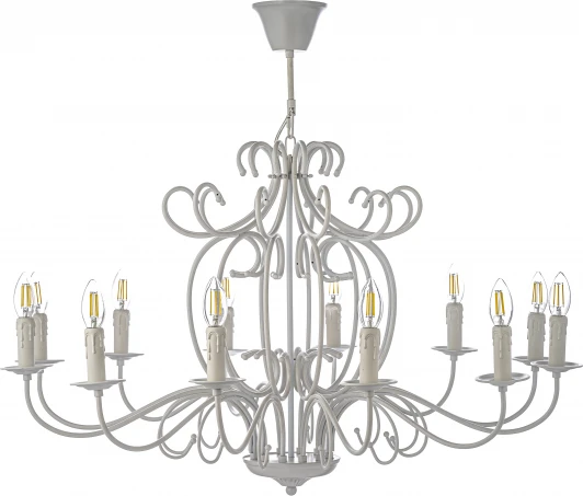 Amaro E 1.1.12 W Подвесная люстра Arti Lampadari Amaro E 1.1.12 W (220V, на цепи, подсвечник, свеча)