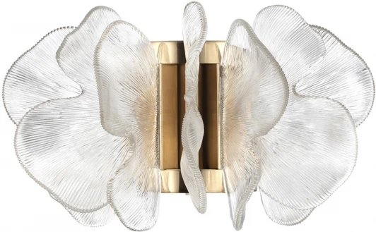 5089/25WL Настенный светильник Odeon Light Siama 5089/25WL под латунь/прозрачный/акрил LED 25W 3500K (220V)