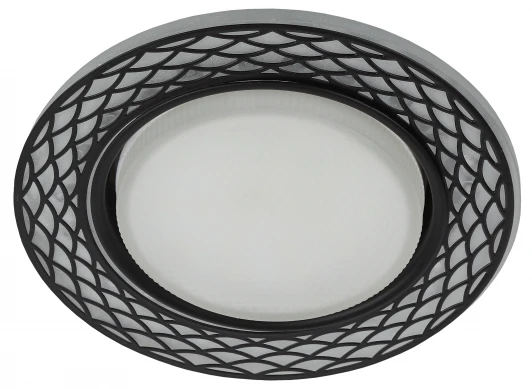 DK LD37 WH/BK Встраиваемый точечный светильник Эра DK LD37 WH/BK