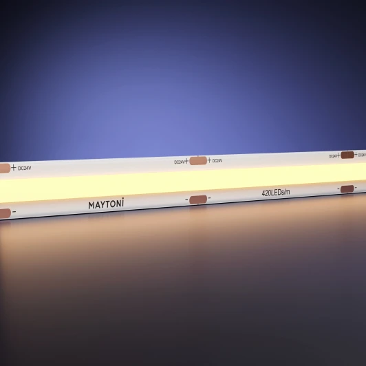 201293 Светодиодная лента Ультра 24В COB 4,8Вт/м 2700К 15м IP20 Maytoni Led Strip 201293