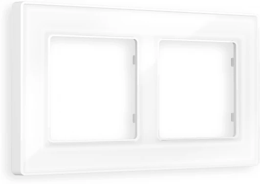 AF580102 Рамка Ambrella Volt ALFA Arctic (Белый Стекло органическое) 2-ая AF580102