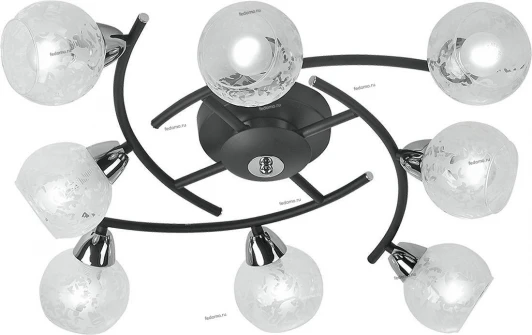 382/8PF-Blackchrome IDLamp 382 382/8PF-Blackchrome