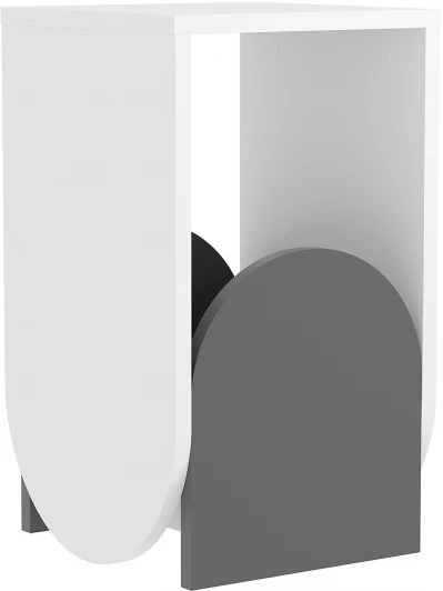 LEV00169 Стол приставной NUN SIDE TABLE (Темно-серый) LEVE