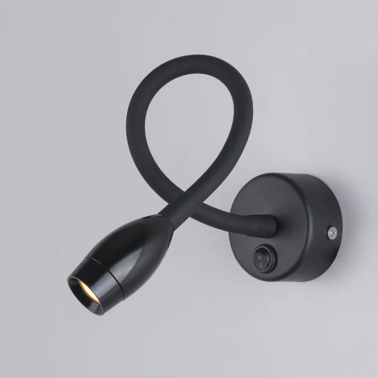 MRL LED 1116 черный Спот с выключателем Elektrostandard Band LED черный 3000К MRL 1116