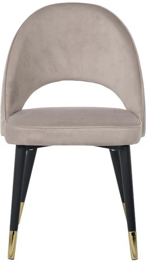 30C-1228F BG Стул велюр серо-бежевый 51*56*84см Garda Decor арт.30C-1228F BG