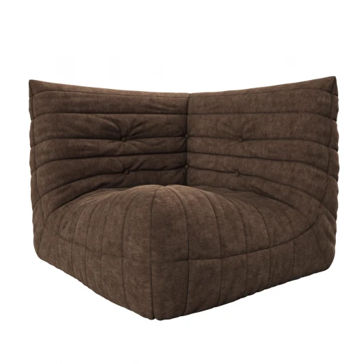 7513300 Диван Dreambag Маршмеллоу Коричневый Угловая секция 7513300