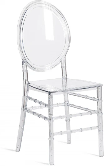 21367 Стул MEDALION (mod. 921) / 1 шт. в упаковке (Пластик /Прозрачный)