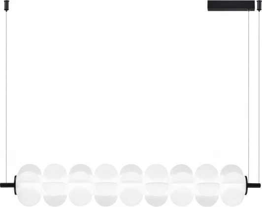 SL6121.413.01 Подвесной светильник ST Luce Talisman SL6121.413.01 Черный/Белый LED 1*30W 3000K (220V, на тросе)