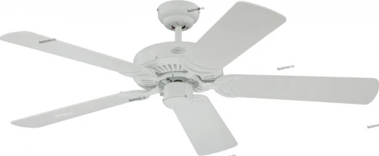 78269WES Вентилятор потолочный Westinghouse Monarch White, 5 лопастей, белый, коричневый