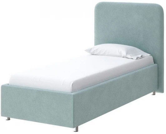 1926744 PROxSON Кровать Олаф (Ткань: Велюр Monopoly Мятный лёд (670)) 90x190