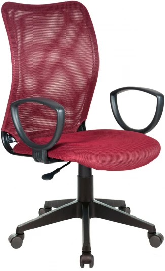 CH-599/DC/TW-13N Кресло Бюрократ CH-599AXSN темно-бордовый TW-06N сиденье темно-бордовый TW-13N крестовина пластик