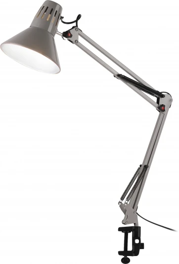 N-121-E27-40W-GY Офисная настольная лампа на струбцине ЭРА N-121-E27-40W-GY