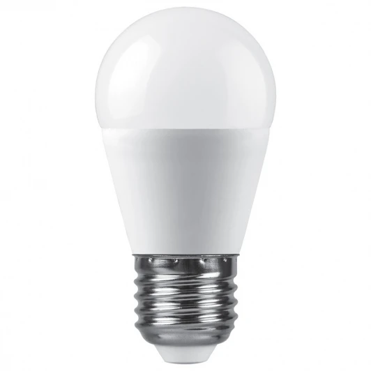 52078 Лампа светодиодная G45 шар малый 15W 175-265V E27 6400К Feron LB-990 52078