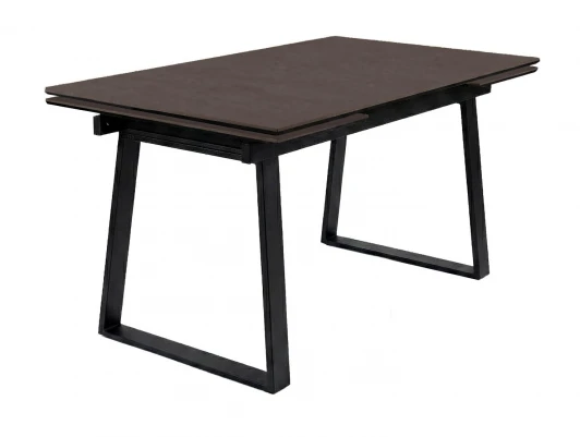 00-00083507 Стол DikLine DZ160 хромикс бронза/черный (2 уп.) 00-00083507