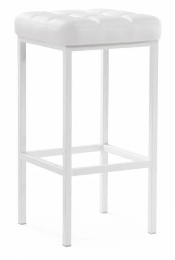507429 Барный стул Woodville Лофт линкольн белый / белый матовый 507429