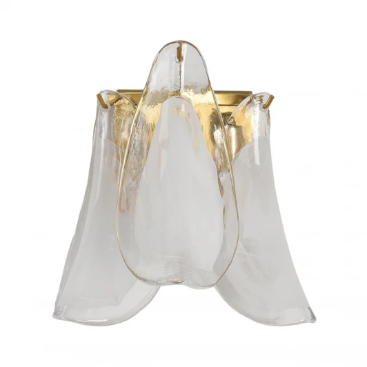 8385/1W Бра Lumion Plume 8385/1W золото/белый, металл/стекло E14 40W 220V