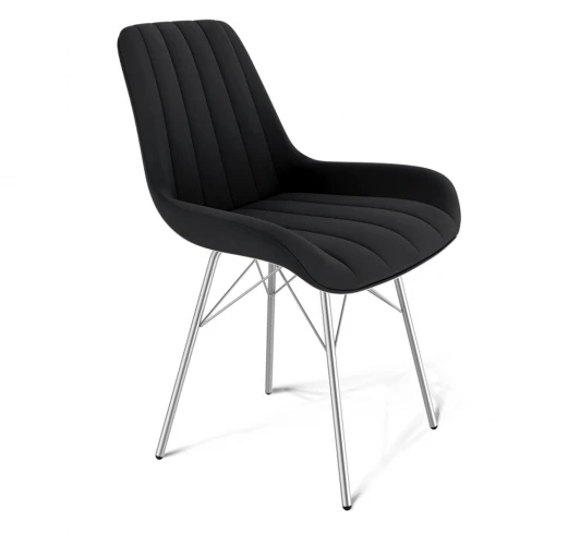 4683235304 Стул Sheffilton SHT-ST37/S64 ночное затмение/хром лак 4683235304