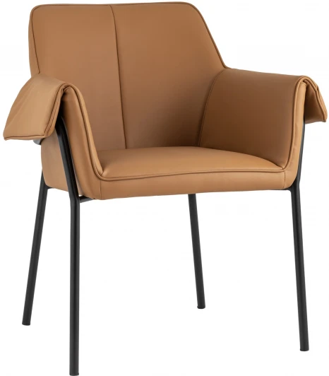 УТ000035755 Кресло Stool Group Бесс экокожа коричневый УТ000035755