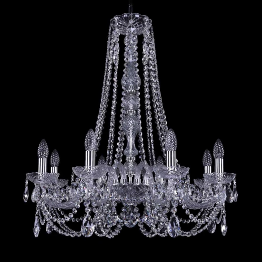 1406/8/240/h-75/Ni Подвесная люстра Bohemia 1406 1406/8/240/h-75/Ni