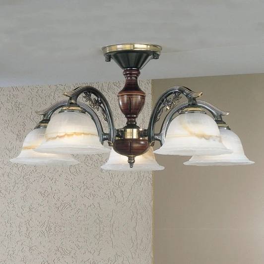 PL.2701/5 Потолочная люстра Reccagni Angelo 2701 PL 2701/5