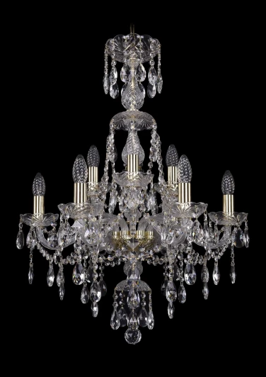 1415/6+3/200/XL-77 G Подвесная люстра Bohemia 1415 1415/6+3/200/XL-77/G