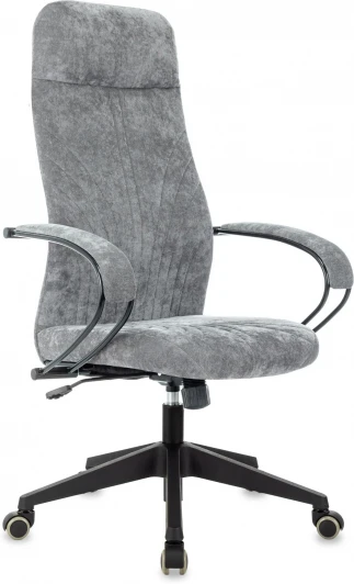 CH-610/FABR-DGREY Кресло руководителя Бюрократ CH-610 Fabric серый Light-19 крестов. пластик