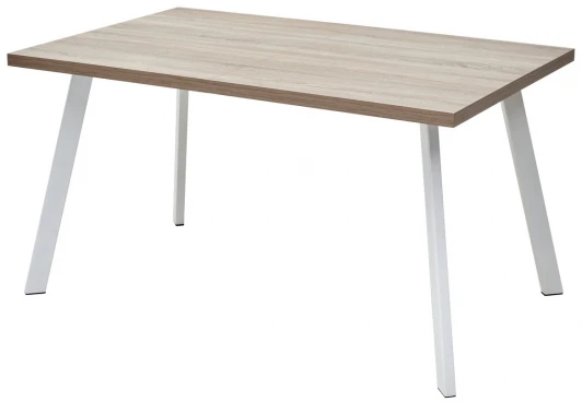 DEDBRICKMOAKTRUFWHT120 Стол BRICK M 120 Дуб Трюфель/ Белый