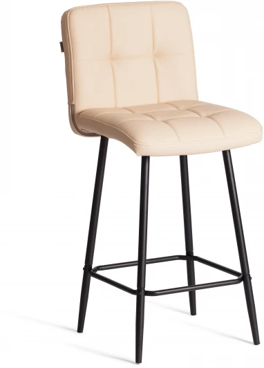 24920 Полубарный стул Medeo/Медео Tetchair (Металл,Экокожа/Бежевый) арт.24920