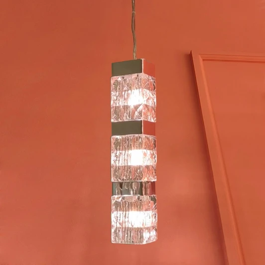 10713 Подвесной светильник Cloyd Corund 10713 (220V, на тросе, куб)