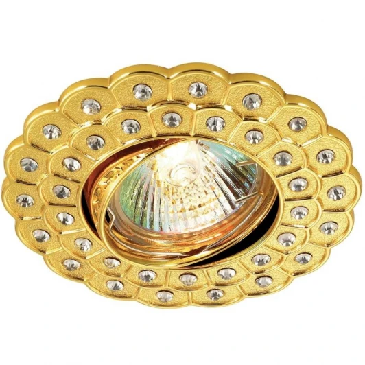 369823 Встраиваемый точечный светильник Novotech Flower 369823