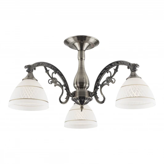 290/3PF-Oldbronze Потолочная люстра IDLamp Drina 290/3PF-Oldbronze