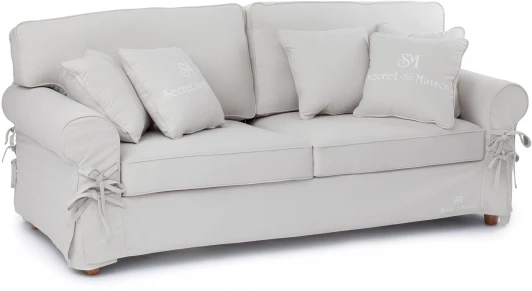 14139 Диван Secret De Maison Butterfly (mod.5220-60) бежевый / AJ808-18 (дерево береза, ткань: хлопок)