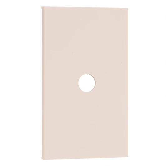 AM08M2 TV накладка/Вывод кабеля 2 модульная цвет-песочный матовый Meiton AM08M2