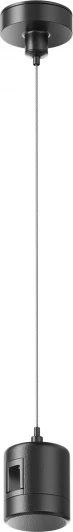 TRA157SW-IPC1-B Подвес тросовый Hang с прямым коннектором питания Flarity черный Maytoni Accessories for tracks Flarity TRA157SW-IPC1-B (24V)