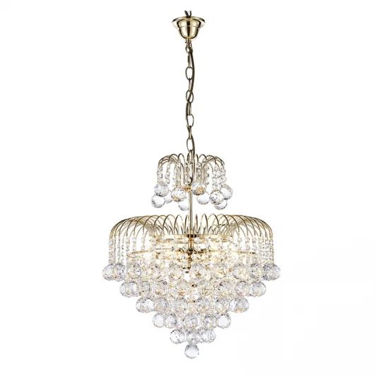 Bellagio E 1.5.50.100 G Подвесная люстра Arti Lampadari Bellagio E 1.5.50.100 G (220V, хрусталь, на цепи)