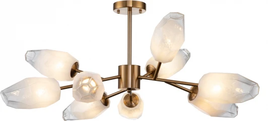 V000004 Люстра потолочная на штанге Boccio V000004 (13003/9C Brass)