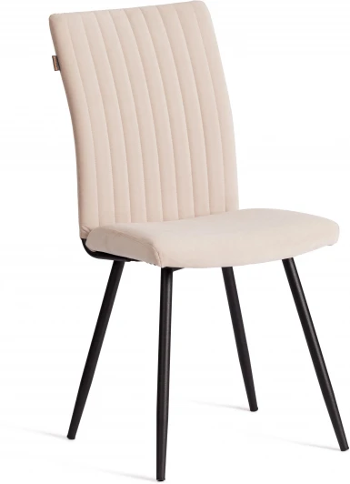 24792 Стул обеденный Monte Carlo Tetchair (Флок/Бежевый,Черный) арт.24792