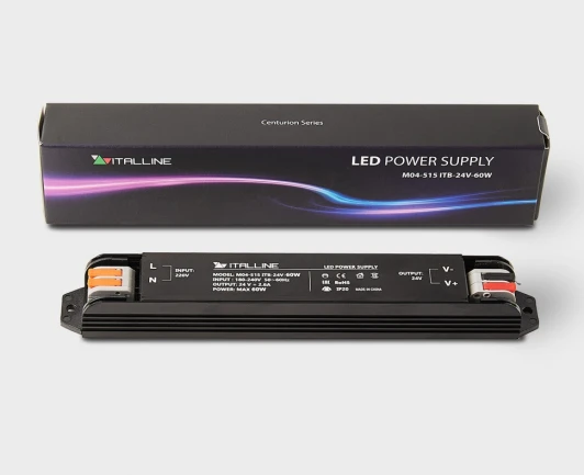 M04-515 ITB-24V-60W Блок питания 60W к светодиодным лентам M04-509/510/511/512 Italline M04-515 ITB-24V-60W